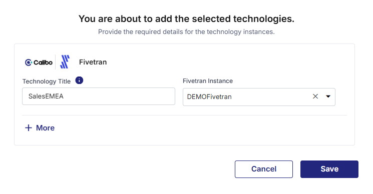 Add Fivetran Technology